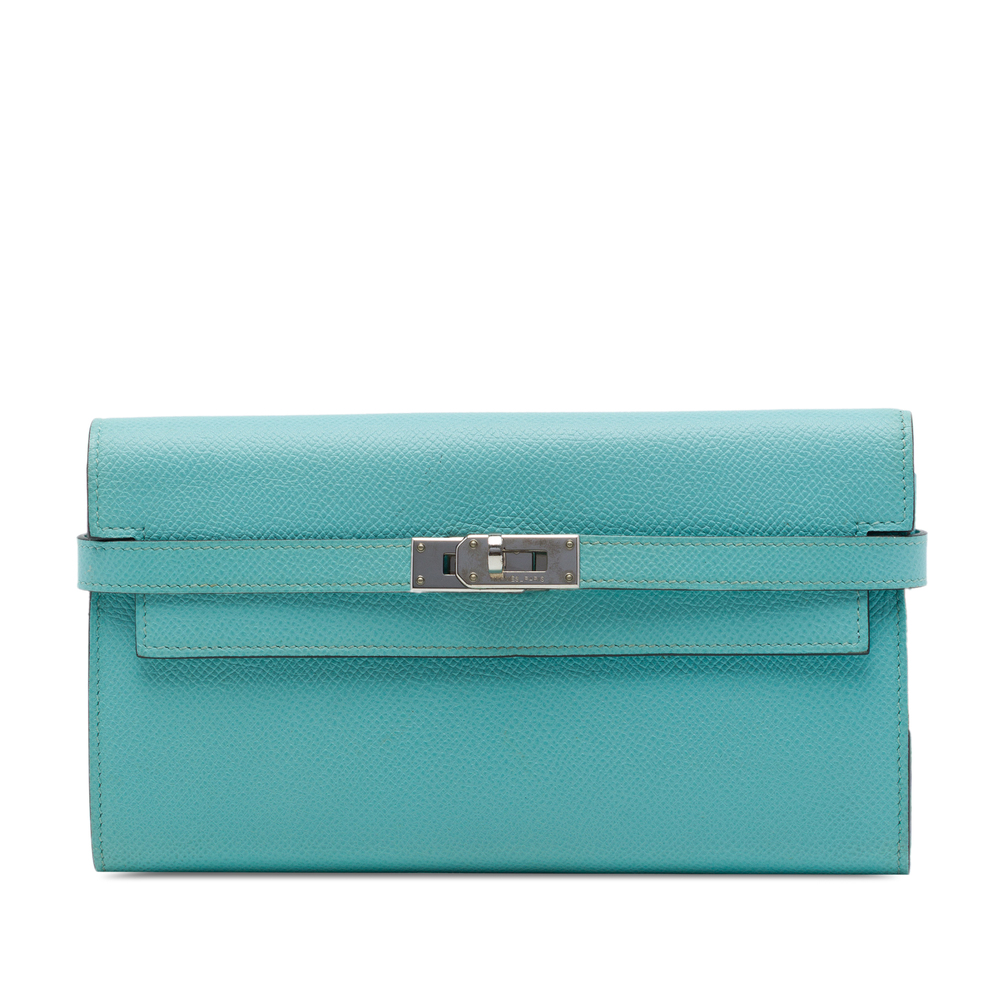 Pre-Loved Hermes Epsom Kelly Longue Wallet